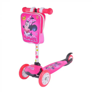 Детский самокат "Minnie Mouse" Bambi LS2113 с рюкзачком 17х20 см (RTLS2113)