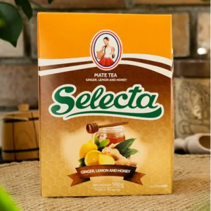 Чай Йерба Мате Selecta - Ginger, Lemon & Honey (имбирь, лимон и мед) 500 г К583/500