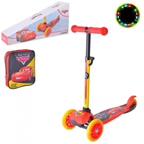 Детский самокат "Cars" Bambi LS2114 с рюкзачком 17х20 см (RTLS2114)