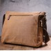 Большая сумка для ноутбука с клапаном из текстиля 21242 Vintage Коричневая