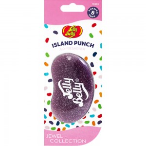 Ароматизатор для авто Исландский пунш с блёстками Jewel 3D Jelly Belly 18г К.15363