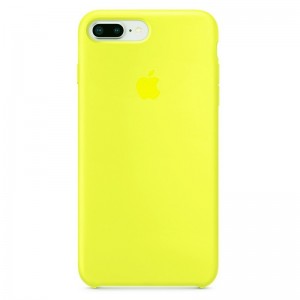 Чехол Silicone Case Slim Full Protective для iPhone 8 (Yellow)