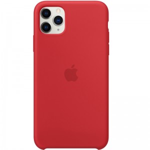 Защитный силиконовый чехол Silicon Case для iPhone 11 Pro (Red)