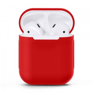 Чехол ShamanShop Silicone Case (Red) для AirPods