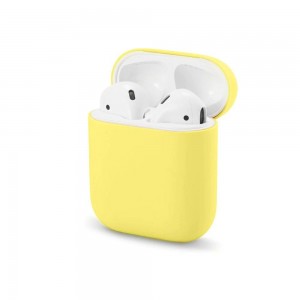 Чехол ShamanShop Silicone Case (Yellow) для AirPods