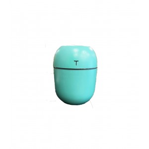 Ультразвуковой Мини-Увлажнитель воздуха HUMIDIFIER с диффузором 220 мл USB, электро, зелёный