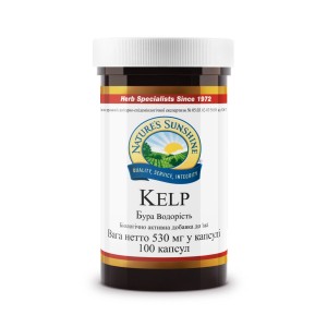 Kelp Бурая водоросль, Келп, НСП, NSP, США. Источник органического йода K.410NSP