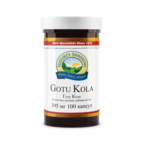Для центральной нервной системы Natures Sunshine - Gotu Kola 395 мг (100 капсул) К360NSP