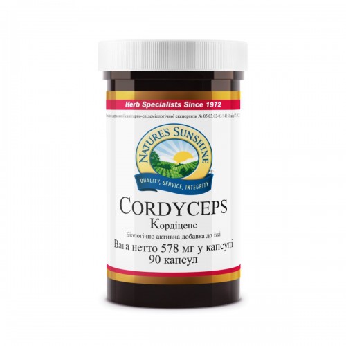 Природный иммунокорректор Natures Sunshine - Cordyceps 578 мг (90 капсул) K1240NSP