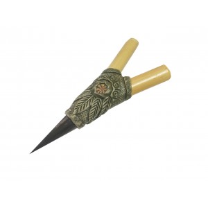 Трубка для Рапэ Shaman Shop Курипи Бамбуковое с аяуаской и костью 