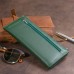 Горизонтальный тонкий кошелек из кожи унисекс ST Leather 19328 Зеленый