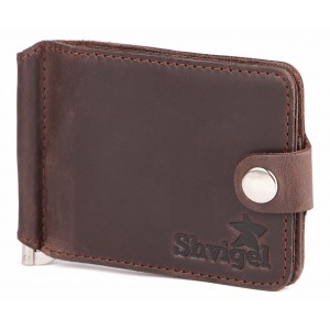 Зажим для купюр SHVIGEL 13786 Коричневый