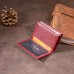 Визитница-книжка ST Leather 19218 Бордовая