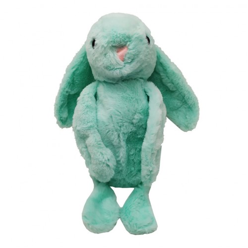 Детский плюшевый рюкзак Кролик Bambi C51801, 30х13 см (Бирюзовый)