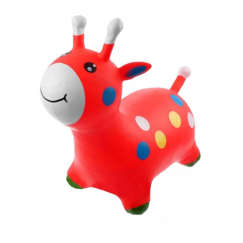 Детский прыгун Жираф BT-RJ-0077 резиновый (Red)