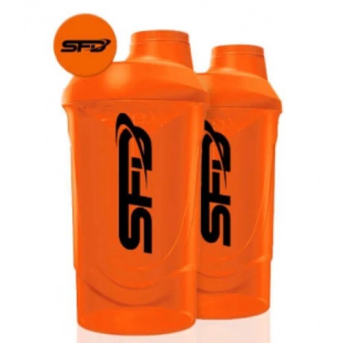 Спортивный шейкер SFD Nutrition - Shaker Wave (600 мл) [оранжевый] К100-42-4738029-20