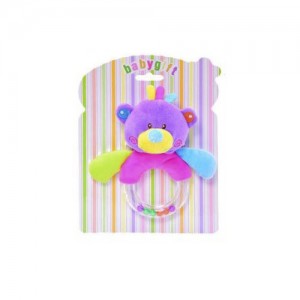 Погремушка мягкая  Bambi C20561 Животные (Медведь)