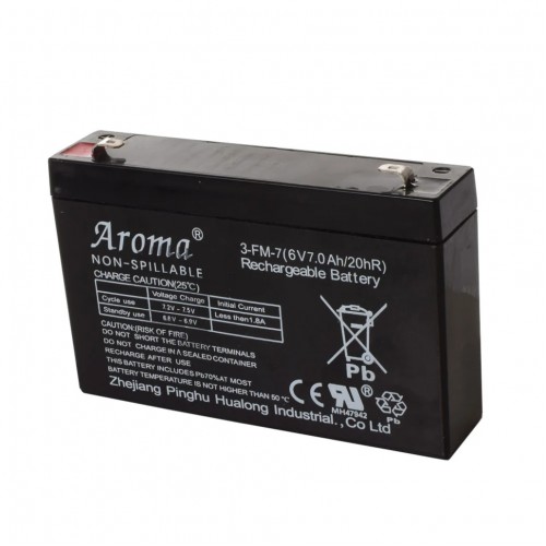 Акумуляторна батарея універсальна Aroma 6V7Ah-BATTERY
