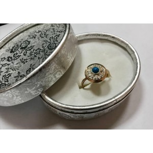 Серебряное кольцо ХЮЗ 