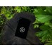 Бархатный черный мешочек для хранения карт и костей со скатертью с Пентаграммой (13P4156)