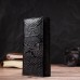 Элегантный лакированный кошелек для женщин из натуральной фактурной кожи с тиснением под рептилию CANPELLINI