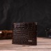 Функциональный горизонтальный кошелек для мужчин из натуральной кожи с тиснением под крокодила CANPELLINI