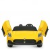 Детский электромобиль Машина Bambi M 4993EBLR-6 Maserati Желтый