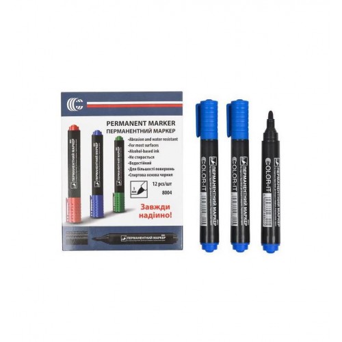 Маркер синий COLOR-IT 8004(Blue) Diamont 
