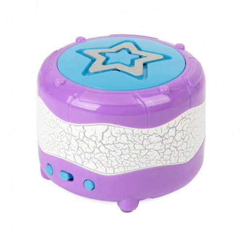 Музыкальная игрушка барабан 903E со световыми эффектами  (Фиолетовый)