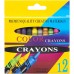 Восковые карандаши 12 цветов CRAYONS 2688A