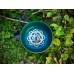 Бирюзовая литая поющая чаша d-12, h-6 см ShamanShop (90110green)
