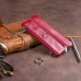 Ключница-кошелек с кармашком женская ST Leather 19352 Бордовая