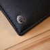 Практичный кожаный кошелек-клатч ST Leather 19371 Черный