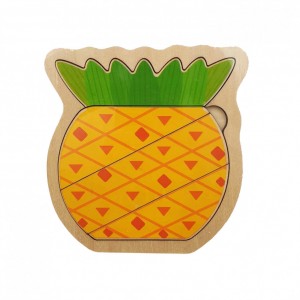 Деревянная игрушка Пазлы MD 2283 (Ананас)