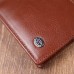 Удобный зажим для денег из натуральной гладкой кожи ST Leather 19427 Коричневый