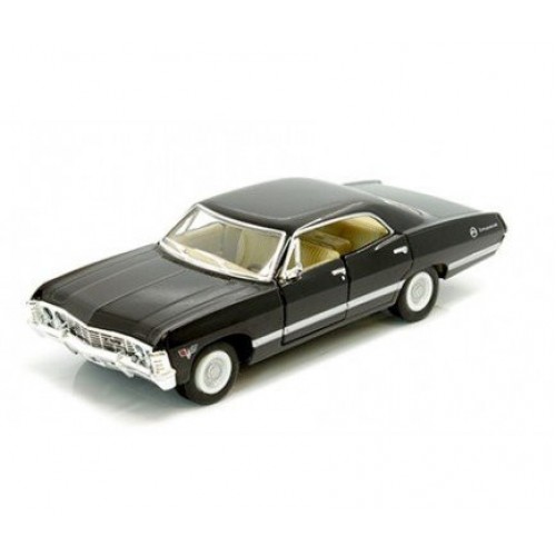 Детская коллекционная машинка Chevrolet Impala KT5418W инерционная (Чёрный)