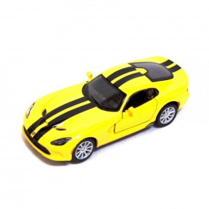 Автомодель легковая SRT VIPER GTS (2013) 5'' KT5363FW, 1:36  (Желтый)