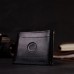 Удобный кожаный зажим для денег с держателем для Apple AirTag GRANDE PELLE 11619 Черный