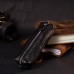 Практичная кожаная ключница GRANDE PELLE 11637 Черный