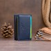 Визитница-книжка ST Leather 19217 Темно-синяя