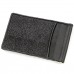 Зажим для денег STINGRAY LEATHER 18559 из натуральной кожи морского ската Черный