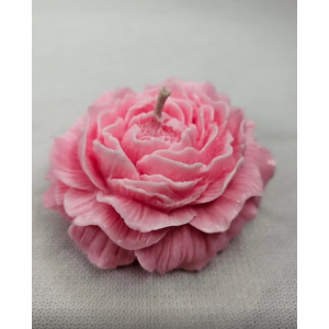 Свечка "Пион" розовая большая, 500 г FrDav006/1(Pink)