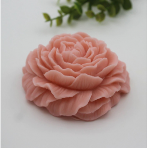 Свечка "Пион" розовая большая, 500 г FrDav006/3(Pink)