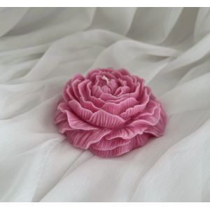 Свечка "Пион" розовая большая, 500 г FrDav006/2(Pink)